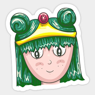 very normal princess Sticker